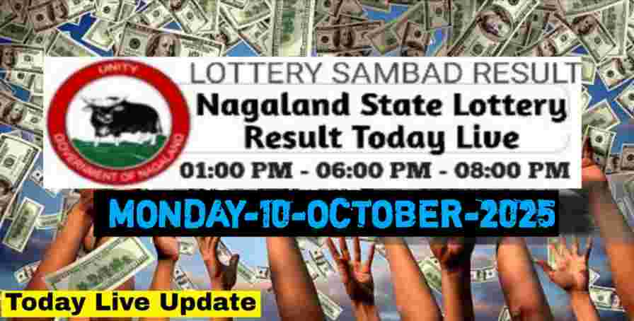 Nagaland state Lottery 10.11.2025