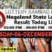 Nagaland state Lottery 04.12.2025