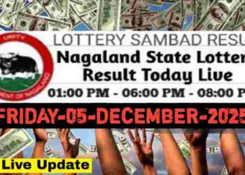Nagaland State Lottery 5.12.2025 Today Result 1PM 6PM 8PM