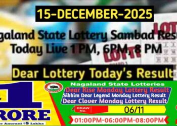 Lottery Sambad Result 15.12.2025