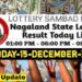 Nagaland state Lottery 15.12.2025