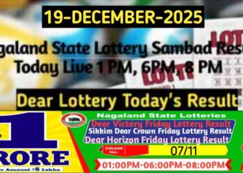Lottery Sambad Result 19.12.2025