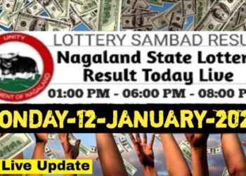Nagaland state Lottery 12.01.2026