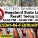 Nagaland state Lottery 04.02.2026