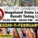 Nagaland state Lottery 11.02.2026