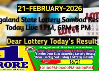 Lottery Sambad Result 21.02.2026