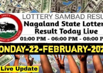 Nagaland State Lottery 22.2.2026 Today Result 1PM 6PM 8PM