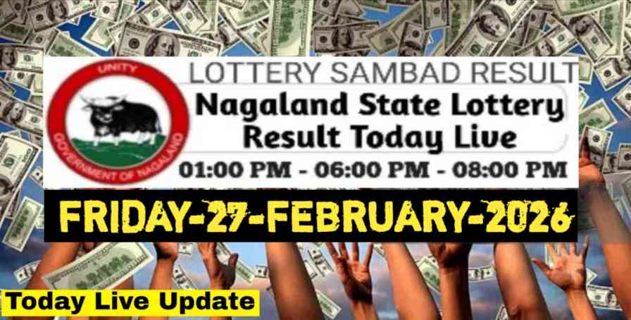 Nagaland state Lottery 27.02.2026