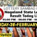Nagaland state Lottery 28.02.2026