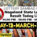 Nagaland state Lottery 13.03.2026