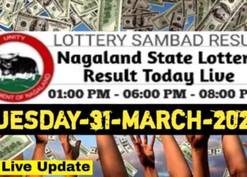 Nagaland state Lottery 31.03.2026