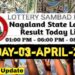 Nagaland state Lottery 03.04.2026