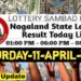 Nagaland state Lottery 11.04.2026