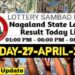 Nagaland state Lottery 27.04.2026