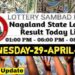 Nagaland state Lottery 29.04.2026