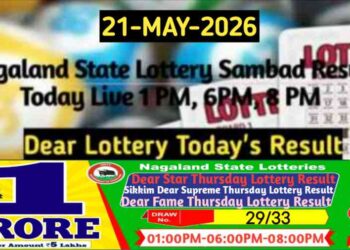 Lottery Sambad Result 21.05.2026