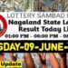 Nagaland state Lottery 09.06.2026