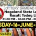 Nagaland state Lottery 16.06.2026