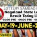 Nagaland state Lottery 19.06.2026