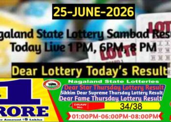 Lottery Sambad Result 25.06.2026