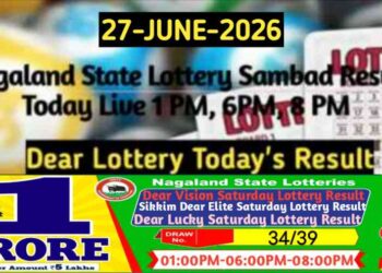 Lottery Sambad Result 27.06.2026