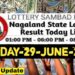 Nagaland state Lottery 29.06.2026