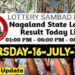 Nagaland state Lottery 16.07.2026