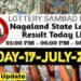 Nagaland state Lottery 17.07.2026