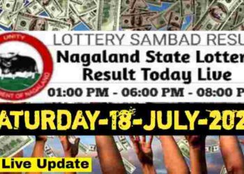 Nagaland state Lottery 18.07.2026
