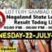 Nagaland state Lottery 22.07.2026
