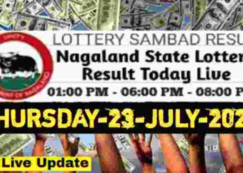 Nagaland state Lottery 23.07.2026
