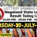 Nagaland state Lottery 30.07.2026