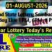 Lottery Sambad Result 01.08.2026
