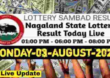 Nagaland state Lottery 03.08.2026