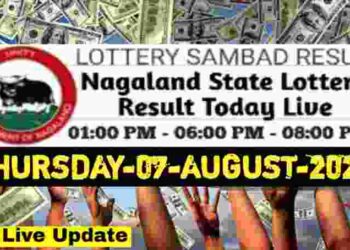 Nagaland state Lottery 06.08.2026
